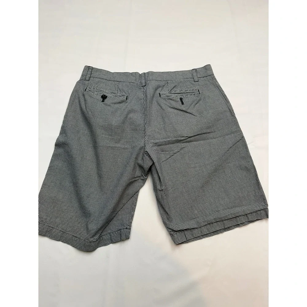 BANANA REPUBLIC Mens 32 Navy White Gingham 10